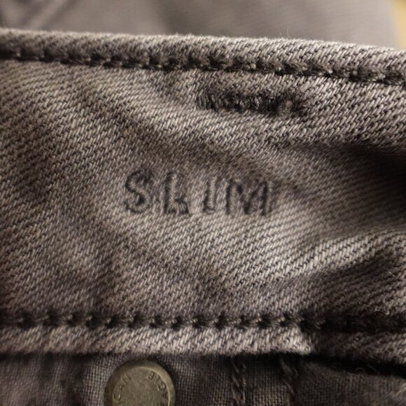 American Eagle Jeans Slim Next Level Flex Men’s 29x32 Gray Stretch Denim - Picture 12 of 13